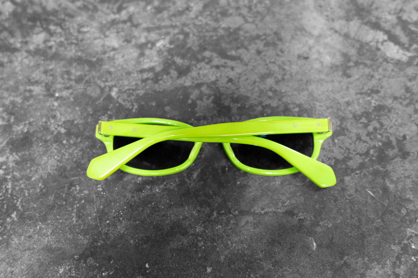 CHROME HEARTS — GREEN ACETATE SUNGLASSES