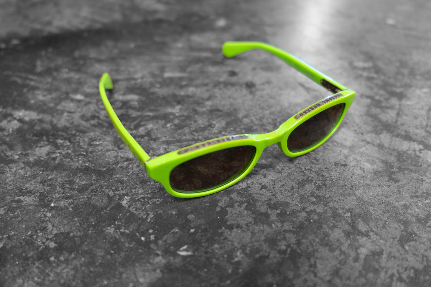 CHROME HEARTS — GREEN ACETATE SUNGLASSES
