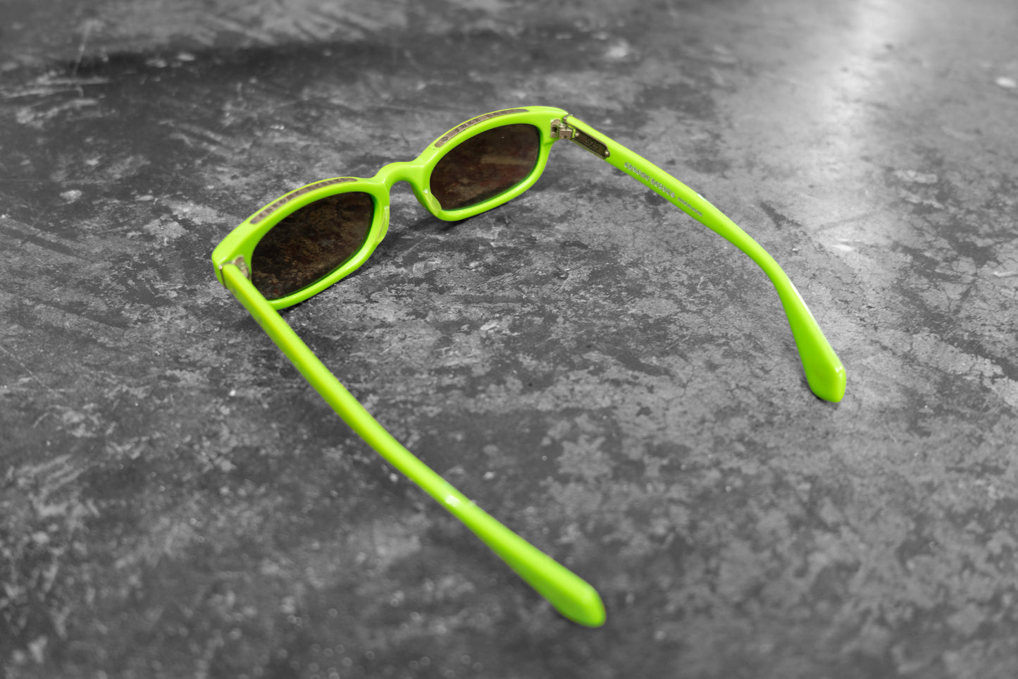 CHROME HEARTS — GREEN ACETATE SUNGLASSES
