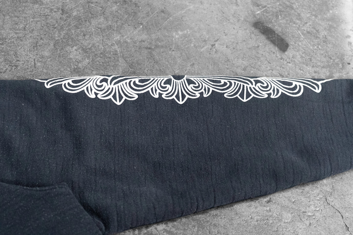 Chrome Hearts Black Zip Up Logo Hoodie