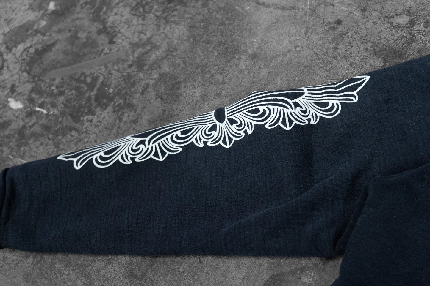 Chrome Hearts Black Zip Up Logo Hoodie