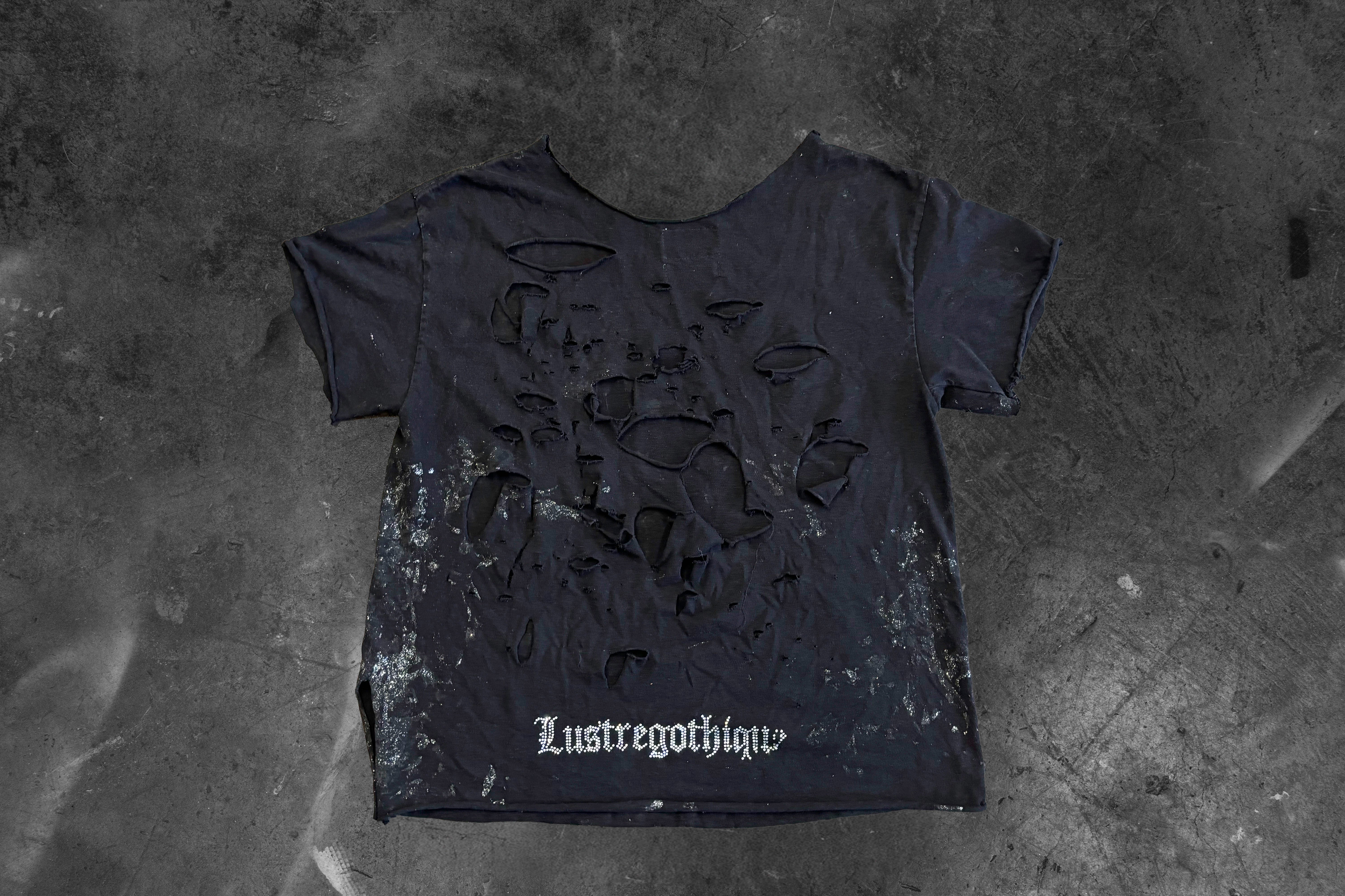 LUSTREGOTHIQUE — “FUCK MY EX” DISTRESSED TEE (1/1)