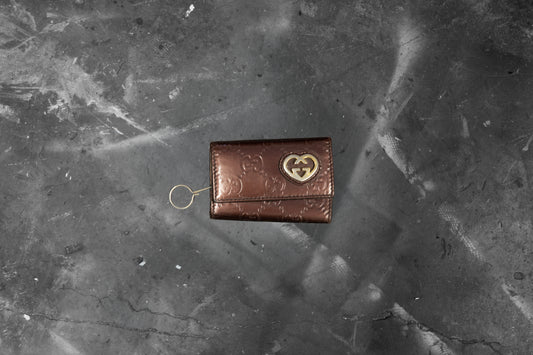 GUCCI — BROWN KEYHOLDER